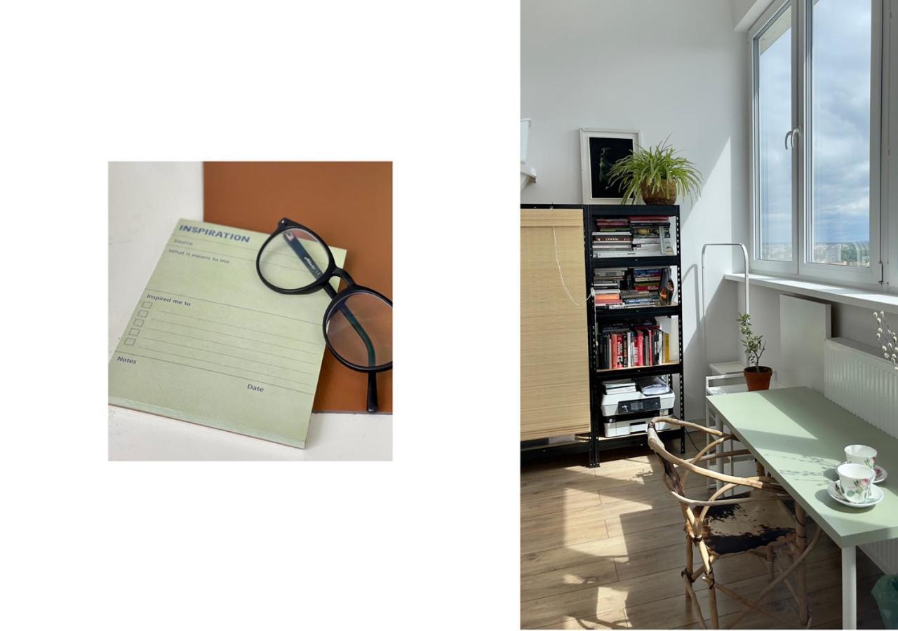 Atelier W Sercu Warszawy Z Panoramicznym Widokiem Apartment Варшава Екстериор снимка